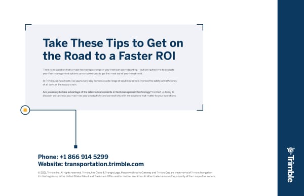 Maximize Your Fleet Management ROI - Page 12