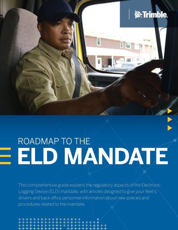 Roadmap to the ELD Mandate - Page 1