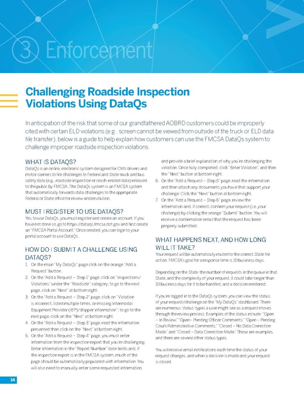 Roadmap to the ELD Mandate - Page 14